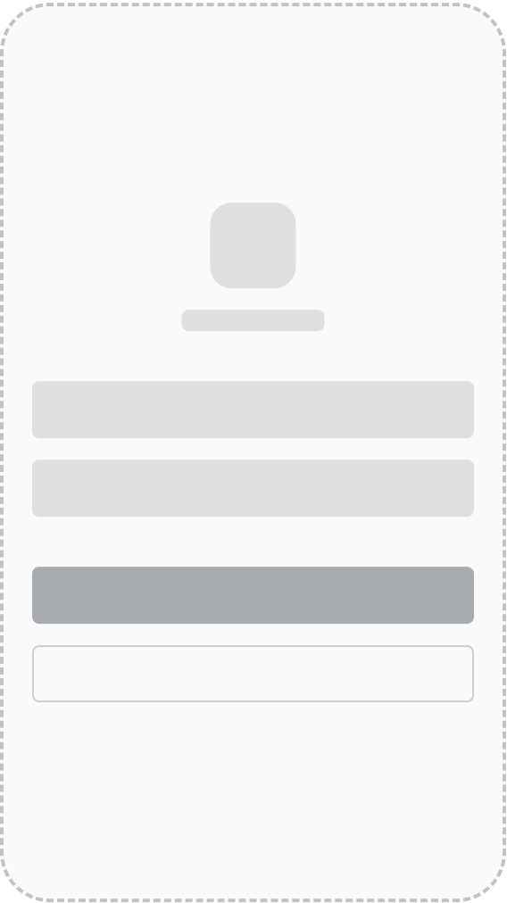 Low-fidelity wireframe: Sign in